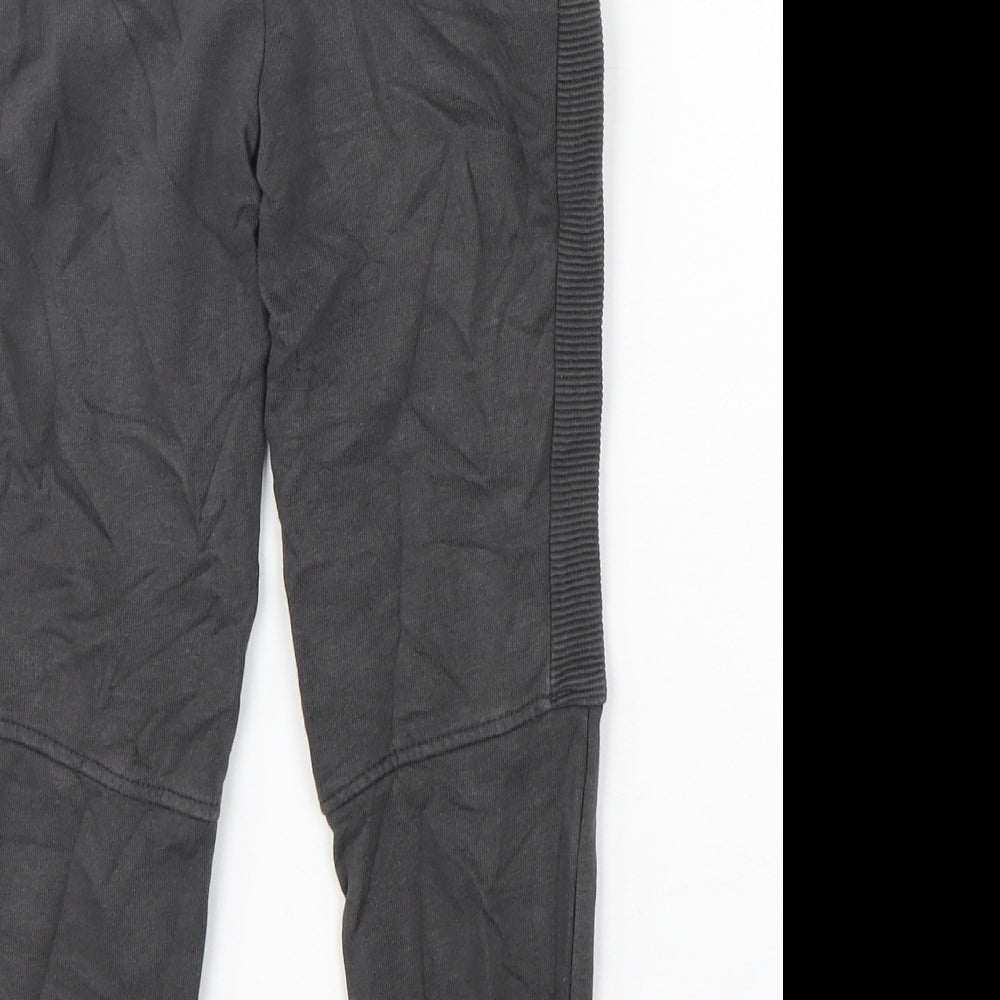 TU Boys Grey  Cotton Sweatpants Trousers Size 6 Years  Regular Drawstring