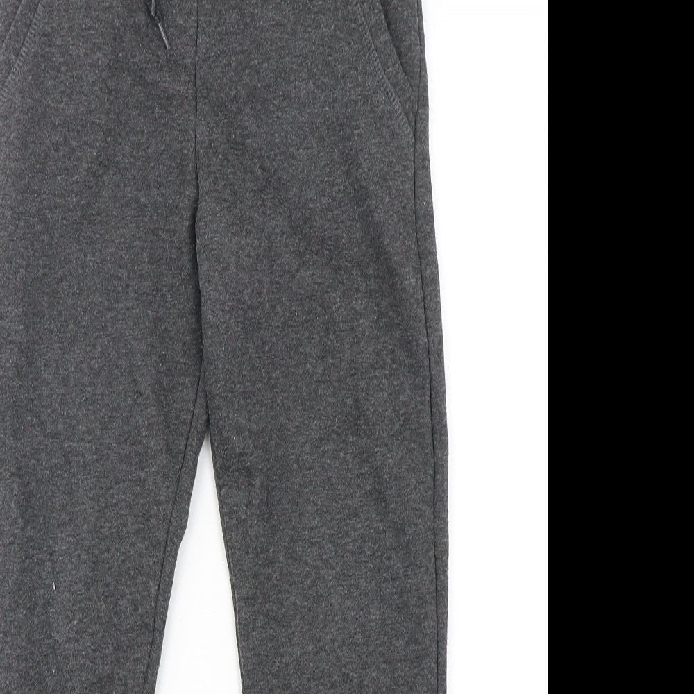 Primark Boys Grey  Polyester Sweatpants Trousers Size 8-9 Years  Regular Drawstring