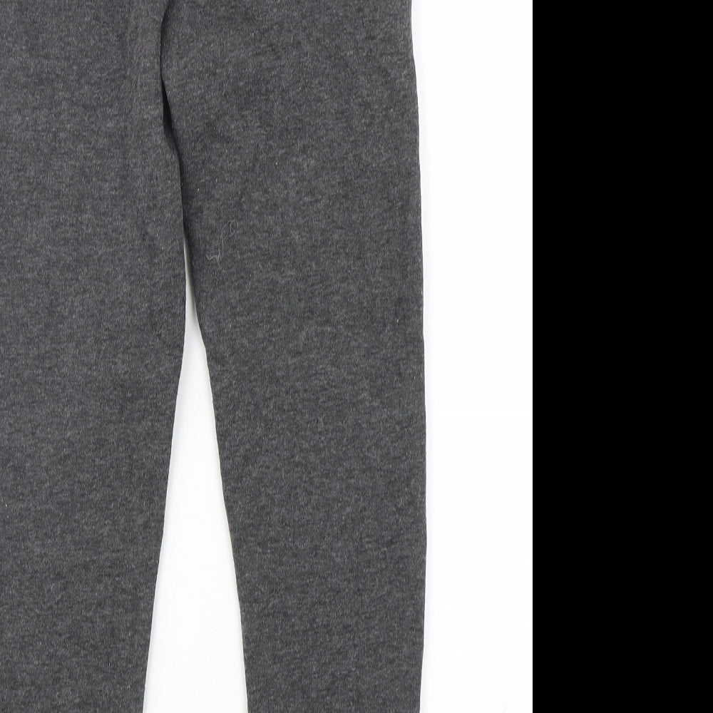 Primark Boys Grey  Polyester Sweatpants Trousers Size 8-9 Years  Regular Drawstring