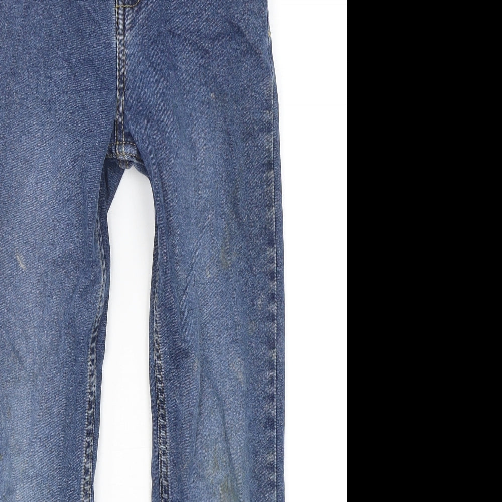 Primark Boys Blue  Cotton Straight Jeans Size 8-9 Years  Regular