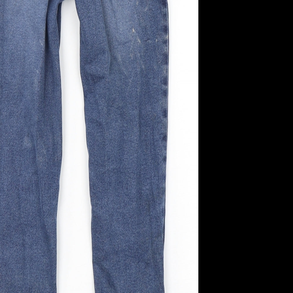 Primark Boys Blue  Cotton Straight Jeans Size 8-9 Years  Regular
