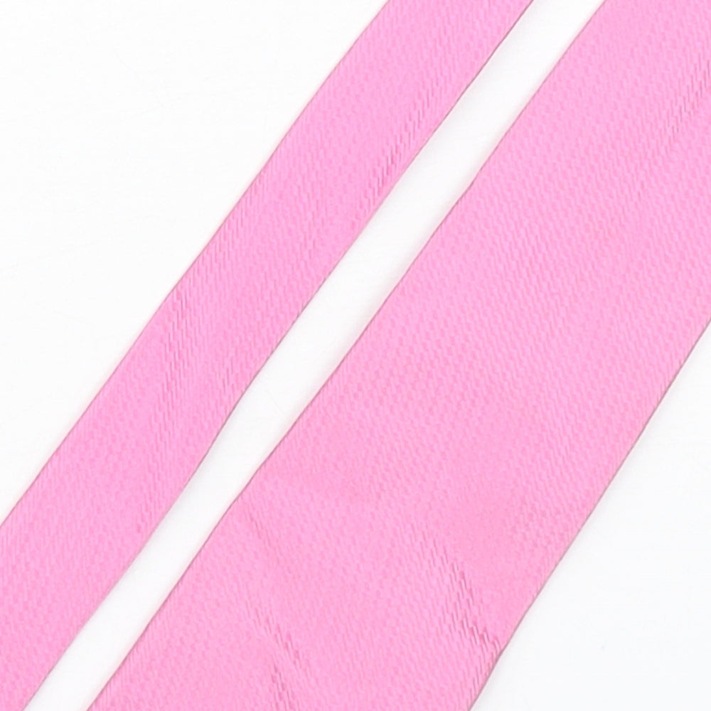 Cedar Wood State Mens Pink Grenadine Silk Pointed Tie One Size