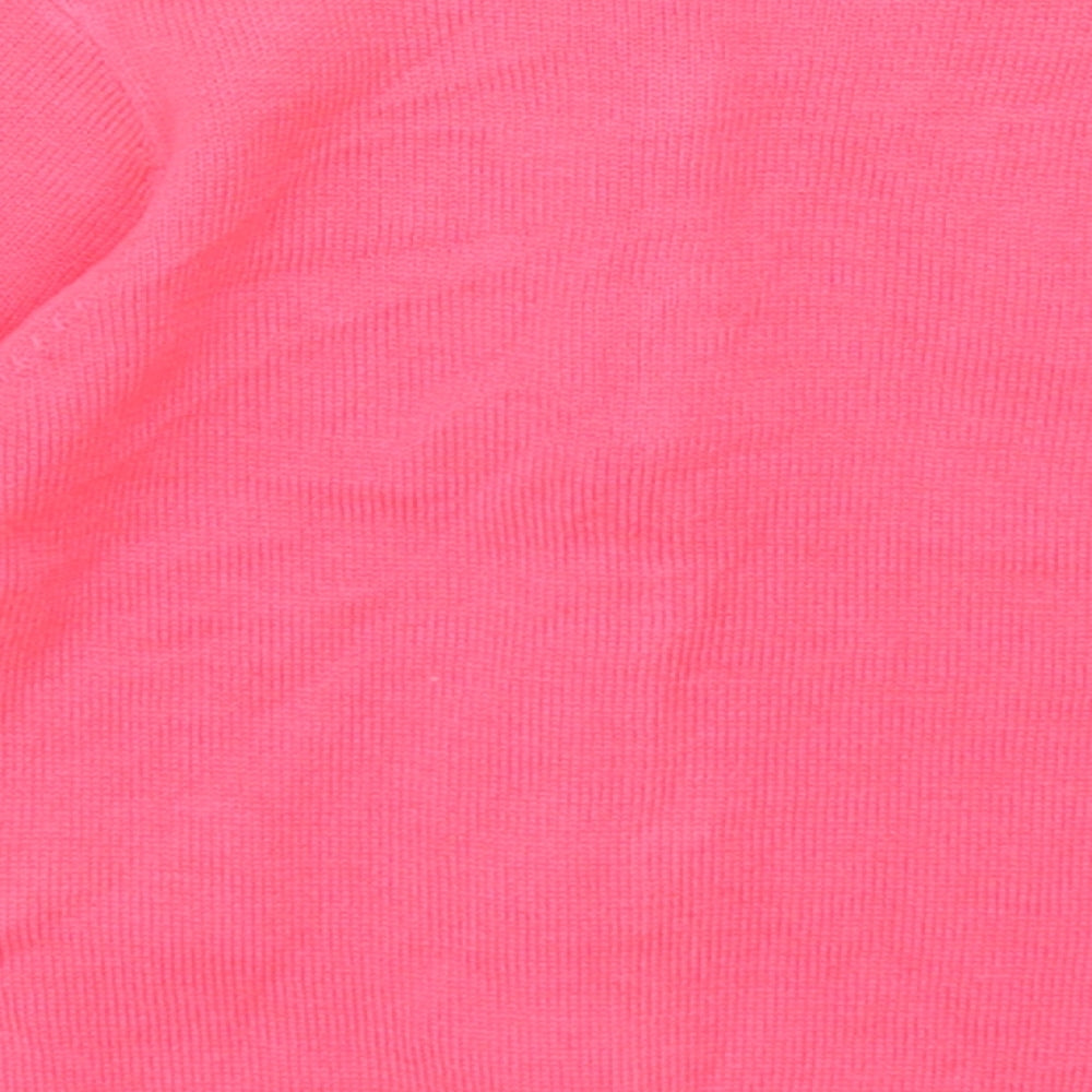 Billieblush Girls Pink  Acrylic Cardigan Jumper Size 9-12 Months  Button