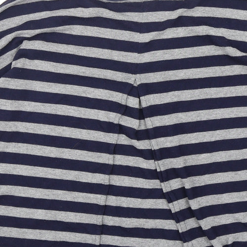 Phase Eight Womens Multicoloured Round Neck Striped Polyester Pullover Jumper Size 10