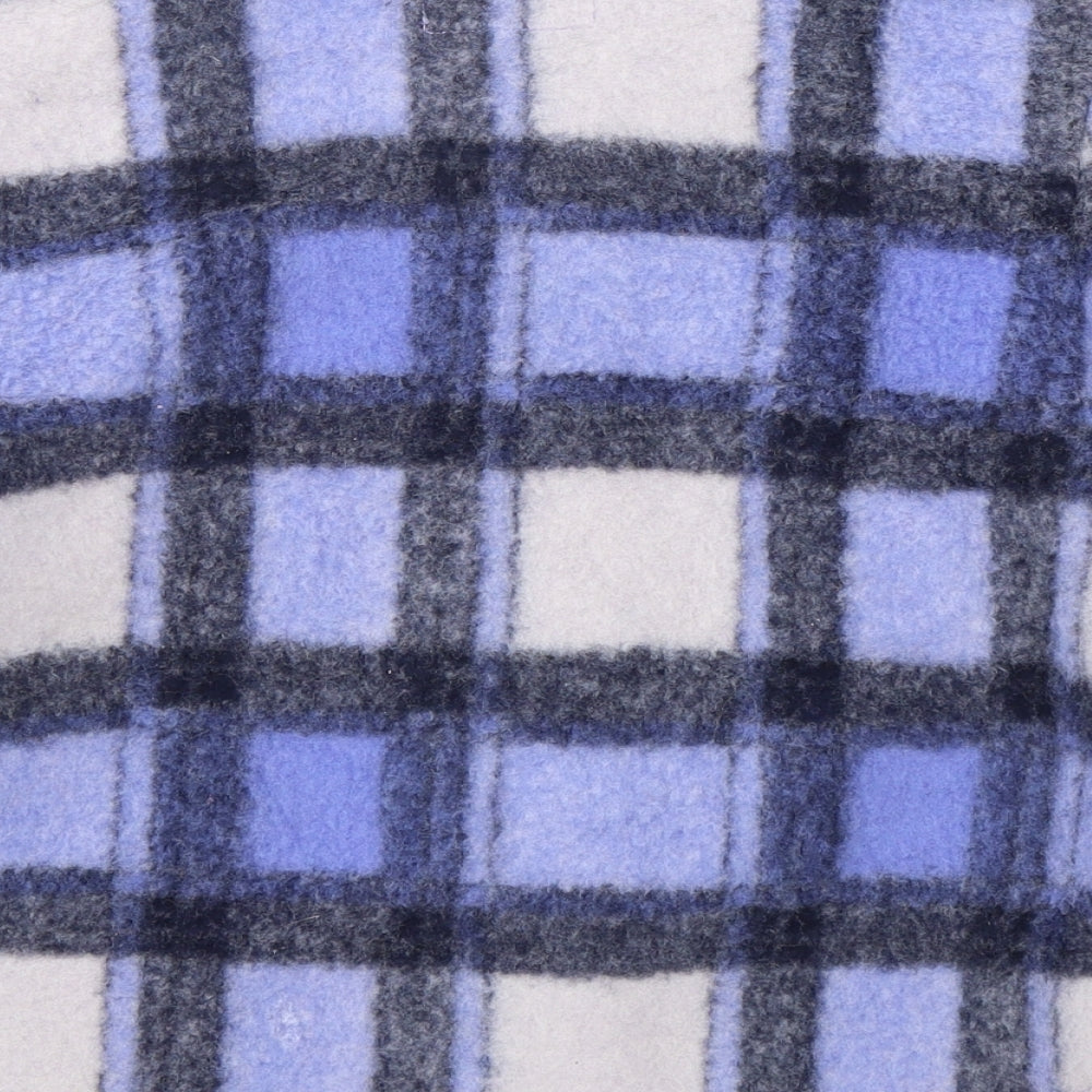 Primark Boys Blue Check  Shirt Jacket Coatigan Size 7-8 Years  Button