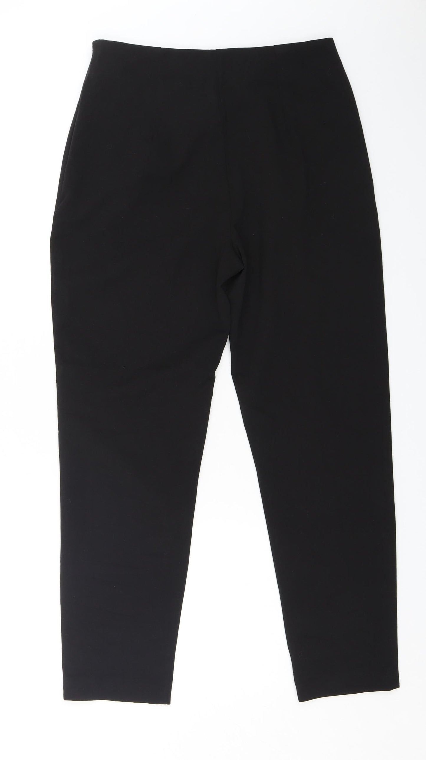 New Look Womens Black  Polyester Trousers  Size 12 L28 in Regular