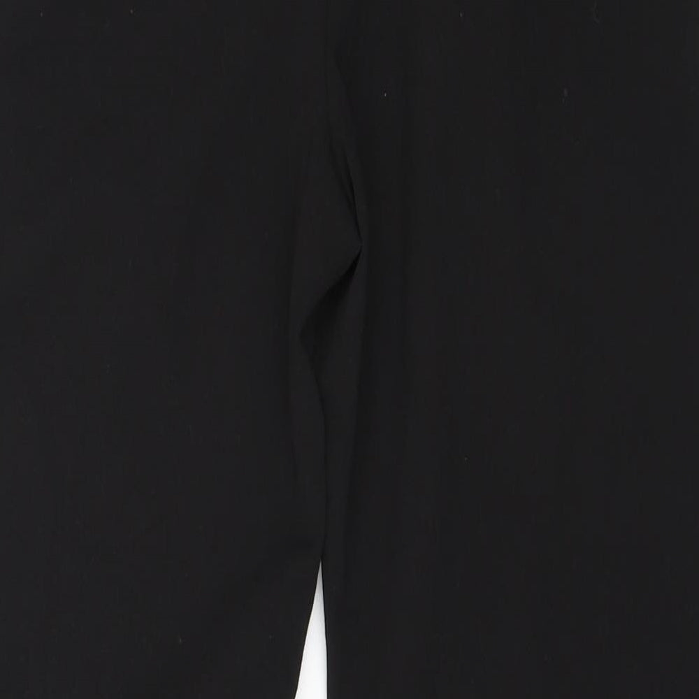 New Look Womens Black  Polyester Trousers  Size 12 L28 in Regular
