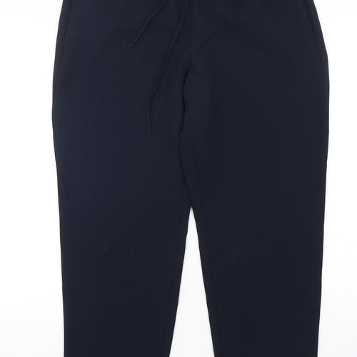 Talbots Womens Blue  Polyester Trousers  Size M L29 in Regular Drawstring