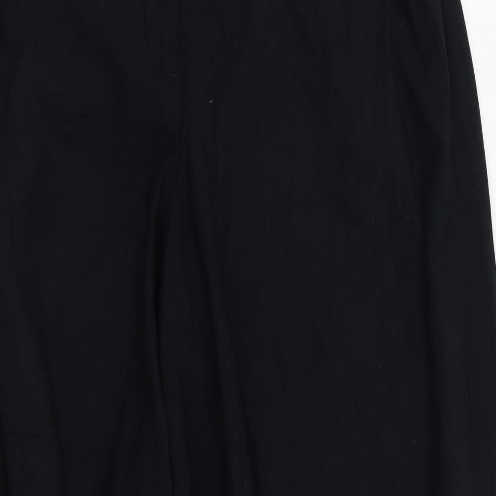 Toast Womens Black  Wool Bloomer Trousers Size 8 L28 in Regular Zip