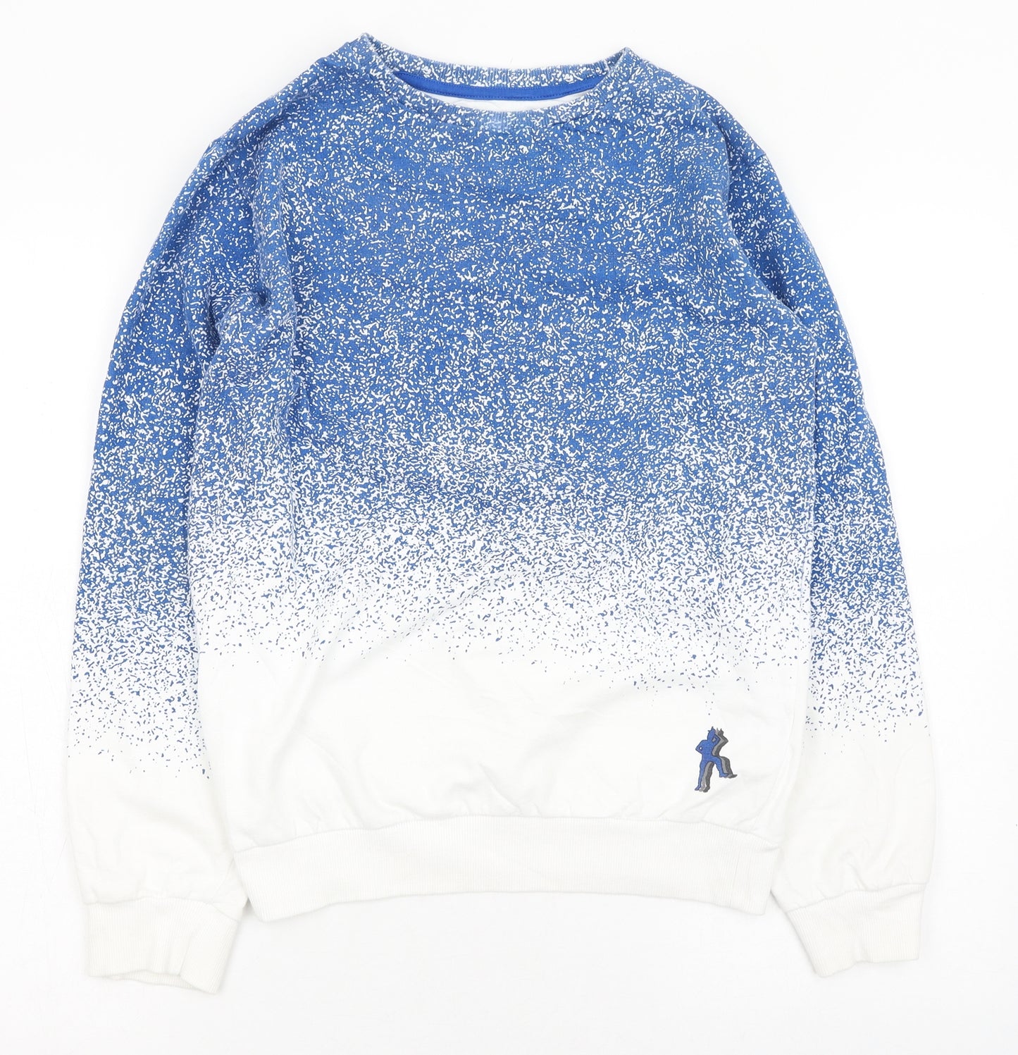 Peacocks Boys Blue  Cotton Pullover Sweatshirt Size 13-14 Years  Pullover