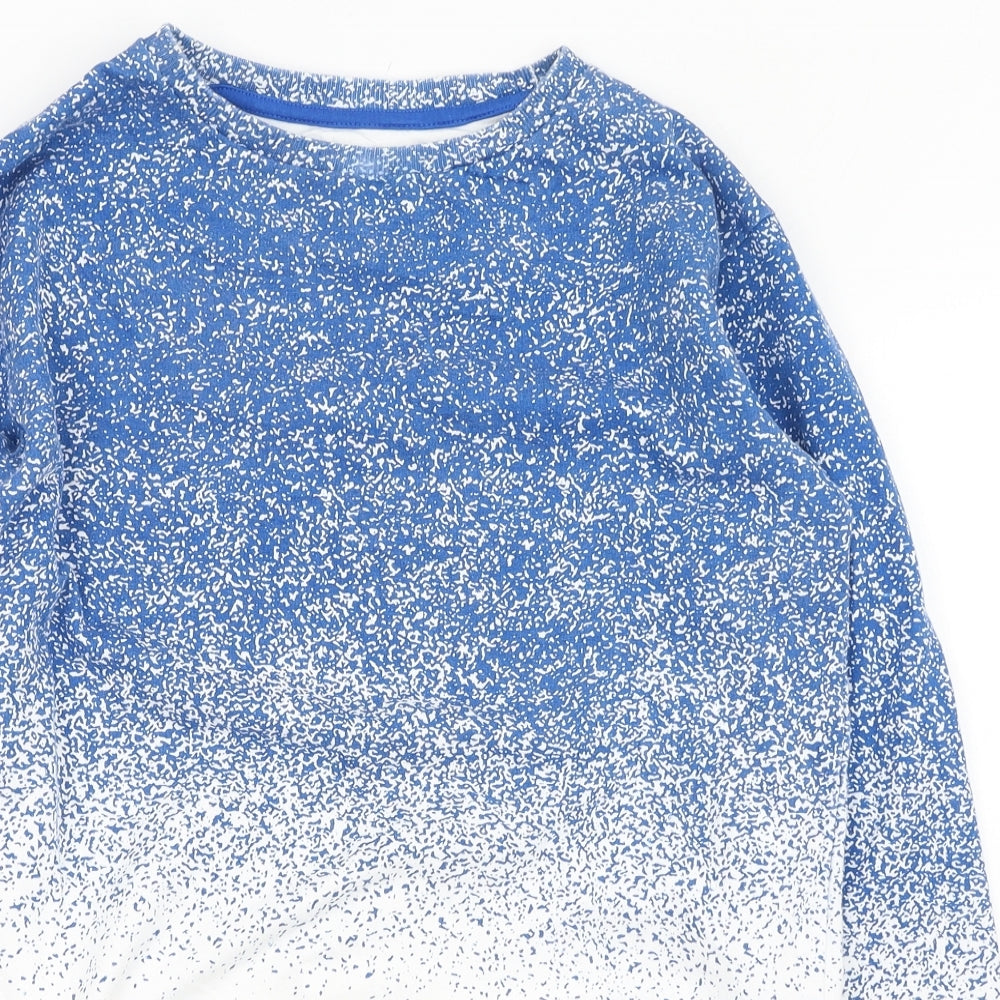 Peacocks Boys Blue  Cotton Pullover Sweatshirt Size 13-14 Years  Pullover