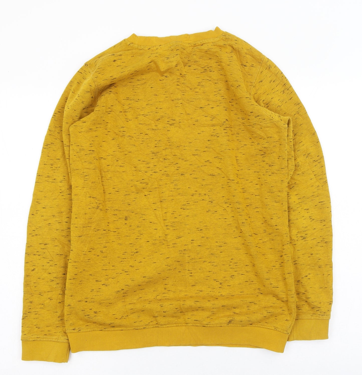 TU Boys Yellow  Cotton Pullover Sweatshirt Size 14 Years  Pullover - Dinosaur