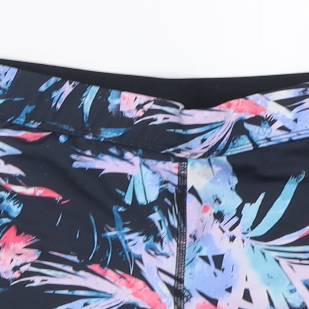 USA Pro Girls Multicoloured Geometric Polyester Biker Shorts Size 9-10 Years  Regular