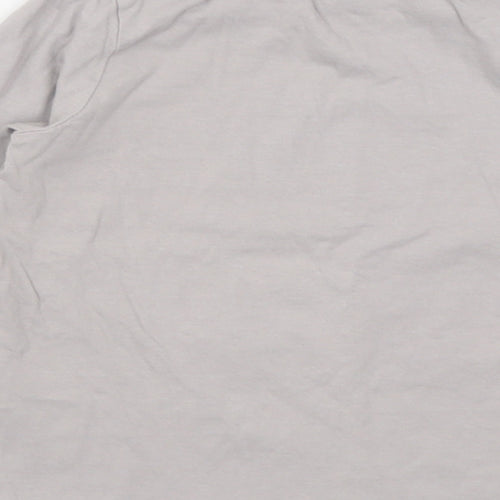 LITTLE KIDS Girls Grey  Cotton Basic Casual Size 8 Years Crew Neck Pullover - wear your tutu and dance