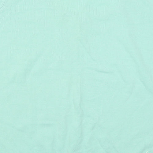 EWM Womens Green  Acrylic Basic T-Shirt Size 18 Crew Neck - 18-20 size