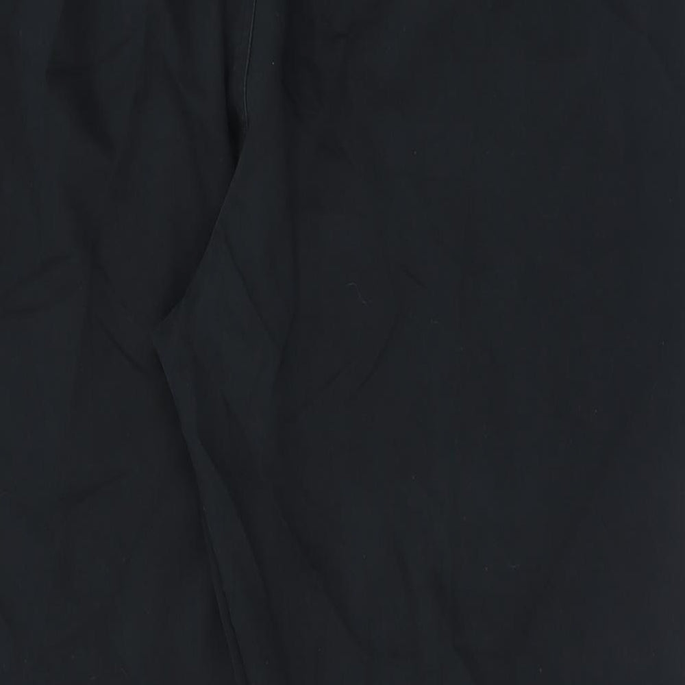 Blue Harbour Mens Black  Cotton Chino Trousers Size 46 L29 in Regular Button