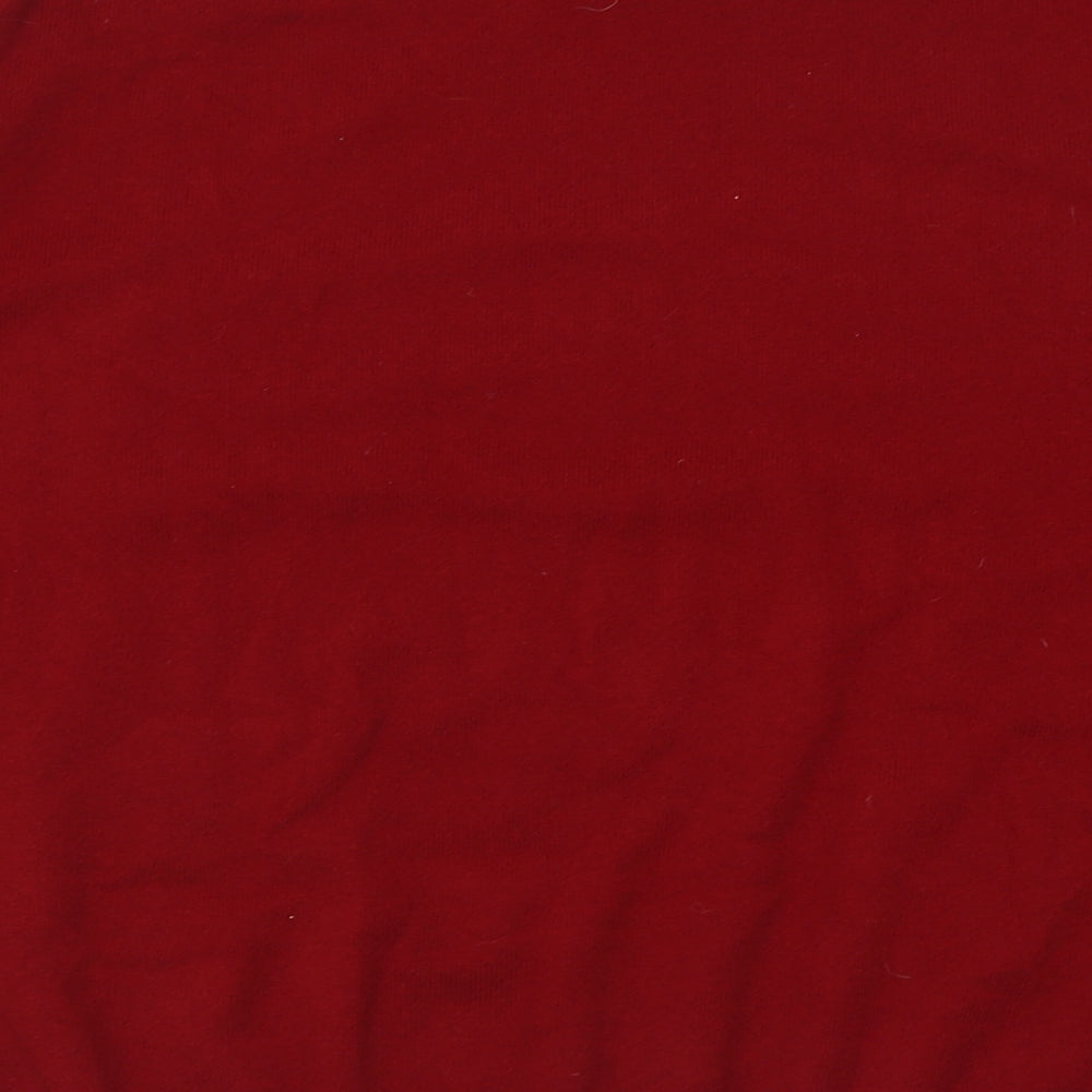 Autograph Mens Red Crew Neck  Cashmere Pullover Jumper Size 4XL