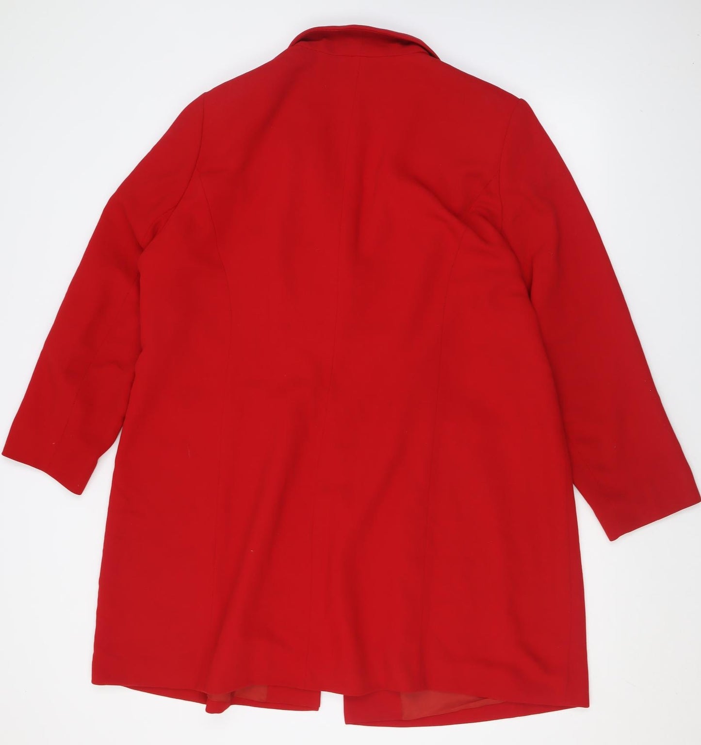 essence Womens Red   Jacket Blazer Size 18  Button