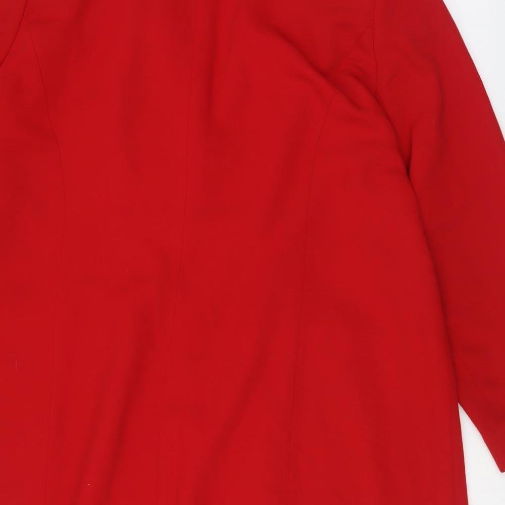 essence Womens Red   Jacket Blazer Size 18  Button