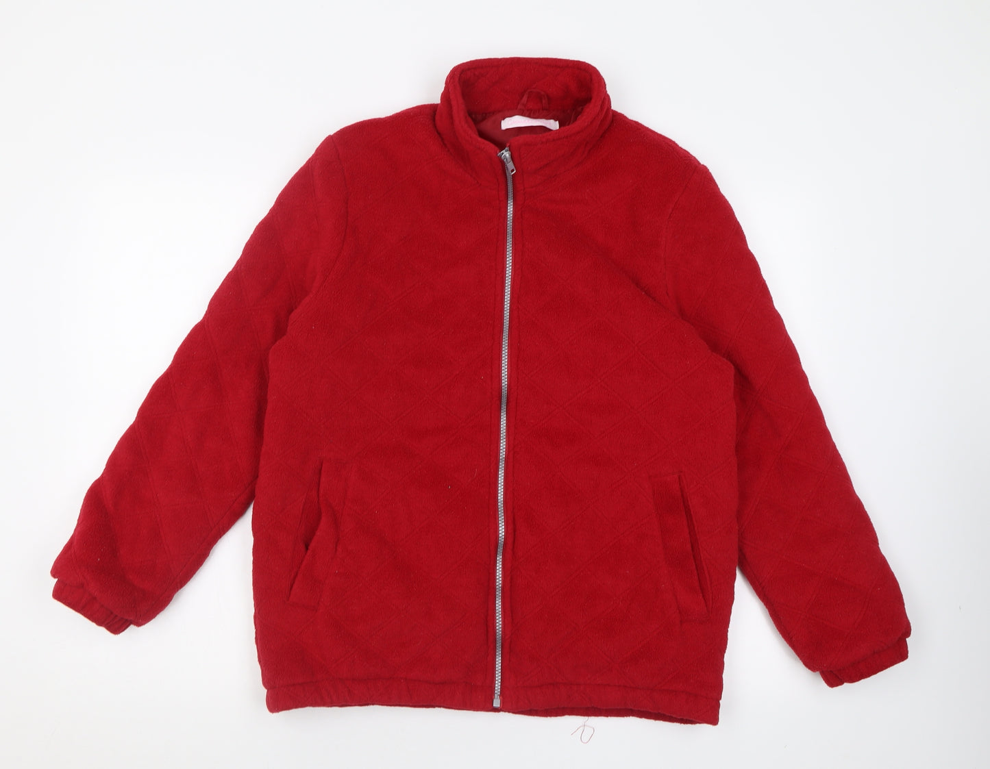 Casual Comfort Womens Red   Jacket  Size S  Zip