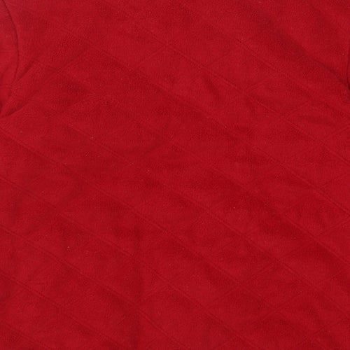 Casual Comfort Womens Red   Jacket  Size S  Zip