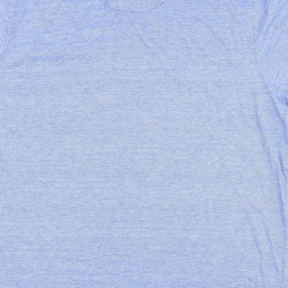 Debenhams Mens Blue  100% Cotton  Polo Size 2XL Collared Pullover