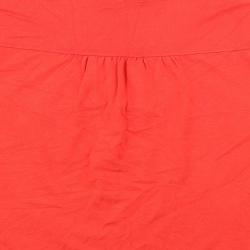 Alex & Co Womens Red V-Neck  Viscose Cardigan Jumper Size 12