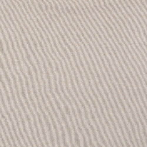 Primark Womens Beige Crew Neck  Polyester Pullover Jumper Size L