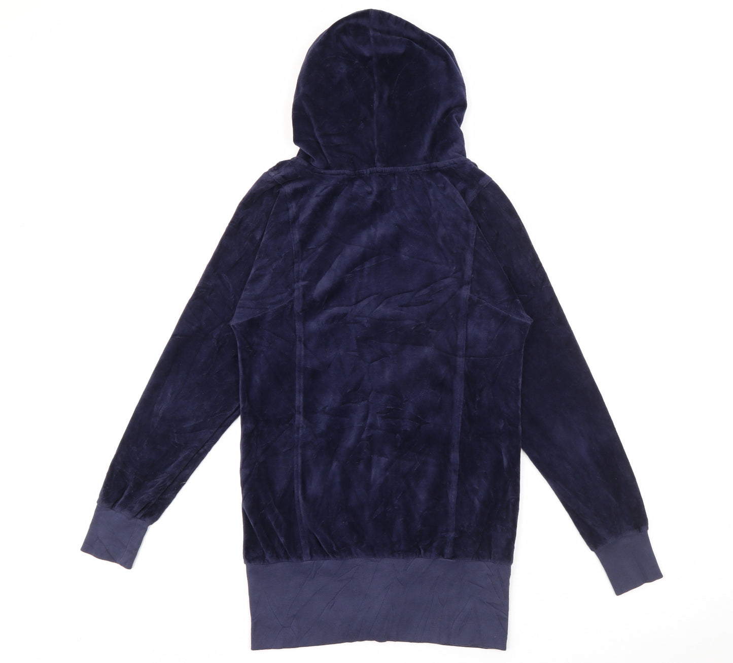Juicy Couture Womens Blue  Cotton Full Zip Hoodie Size S  Zip