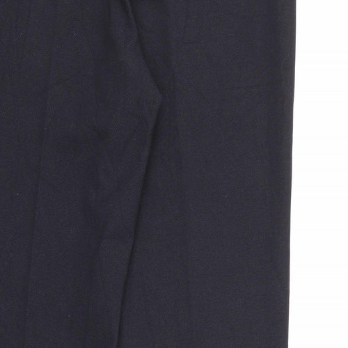 CC Womens Blue  Polyester Carrot Trousers Size 12 L29 in Regular Zip
