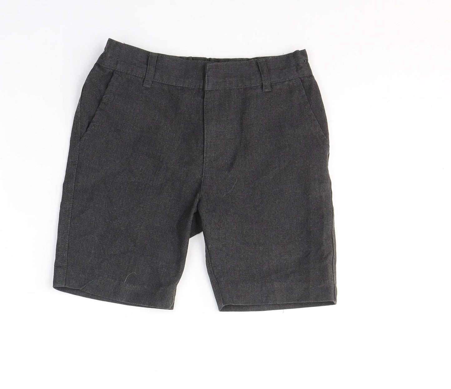 F&F Boys Grey  Polyester Bermuda Shorts Size 5-6 Years  Regular Buckle