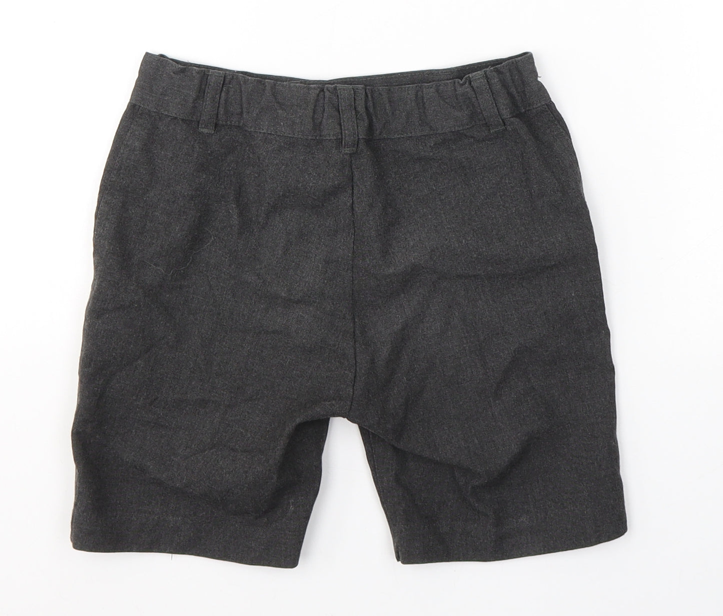 F&F Boys Grey  Polyester Bermuda Shorts Size 5-6 Years  Regular Buckle