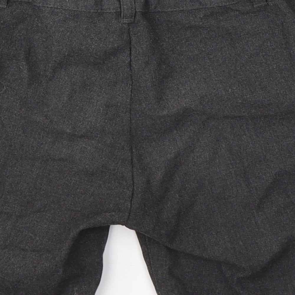 F&F Boys Grey  Polyester Bermuda Shorts Size 5-6 Years  Regular Buckle