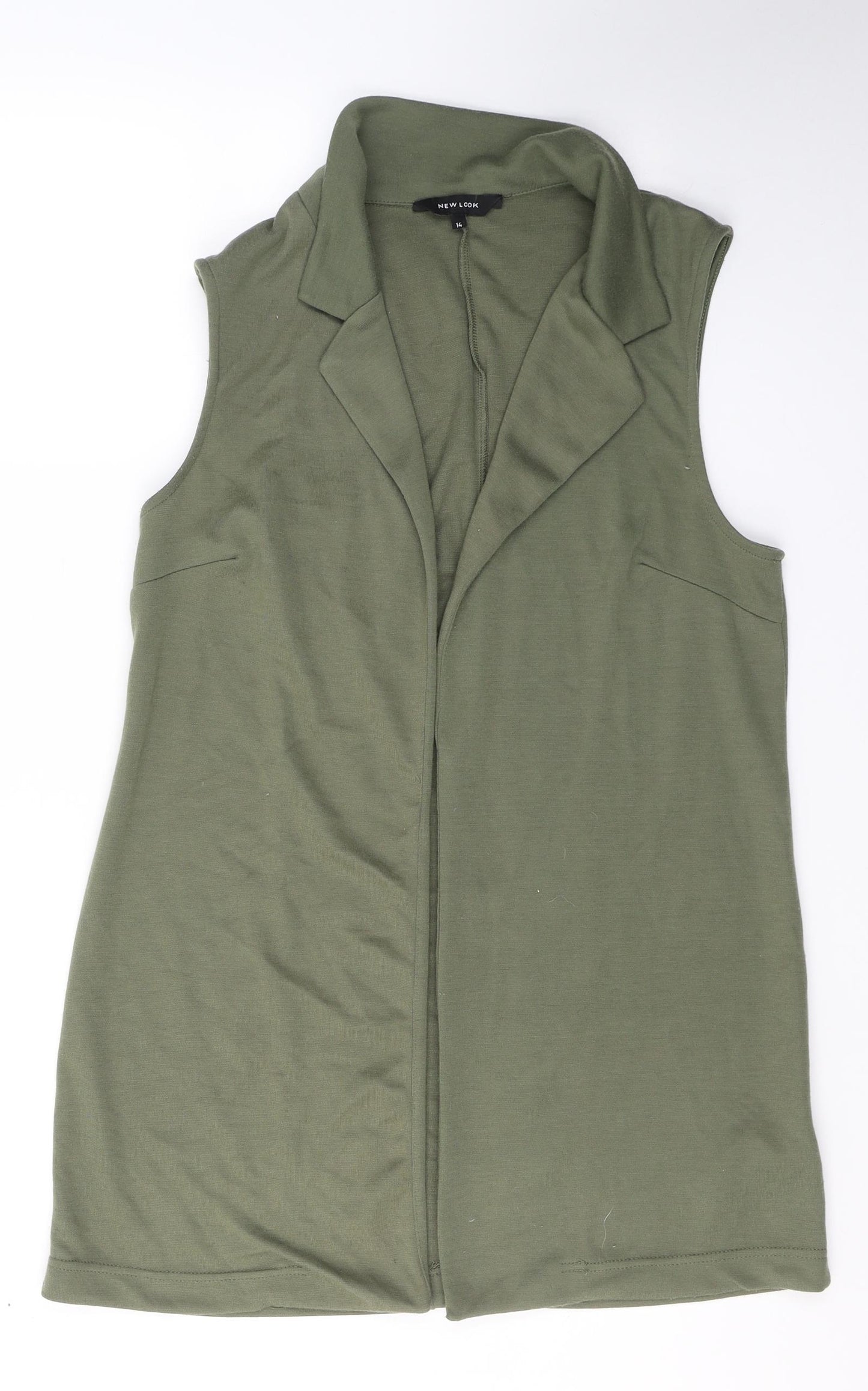 New Look Womens Green   Gilet Blazer Size 14