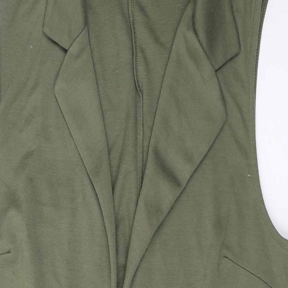 New Look Womens Green   Gilet Blazer Size 14