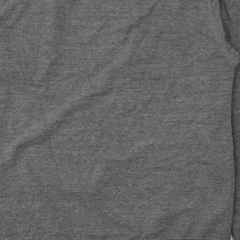 TMR Originals Boys Grey Round Neck  Cotton Pullover Jumper Size 8 Years  Pullover