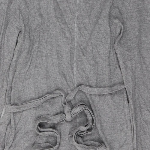 Next  Womens Grey  Viscose Wrap Blouse Size 16 V-Neck
