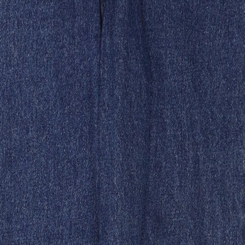 Denim & Co. Mens Blue  Cotton Straight Jeans Size 34 in L32 in Regular Button