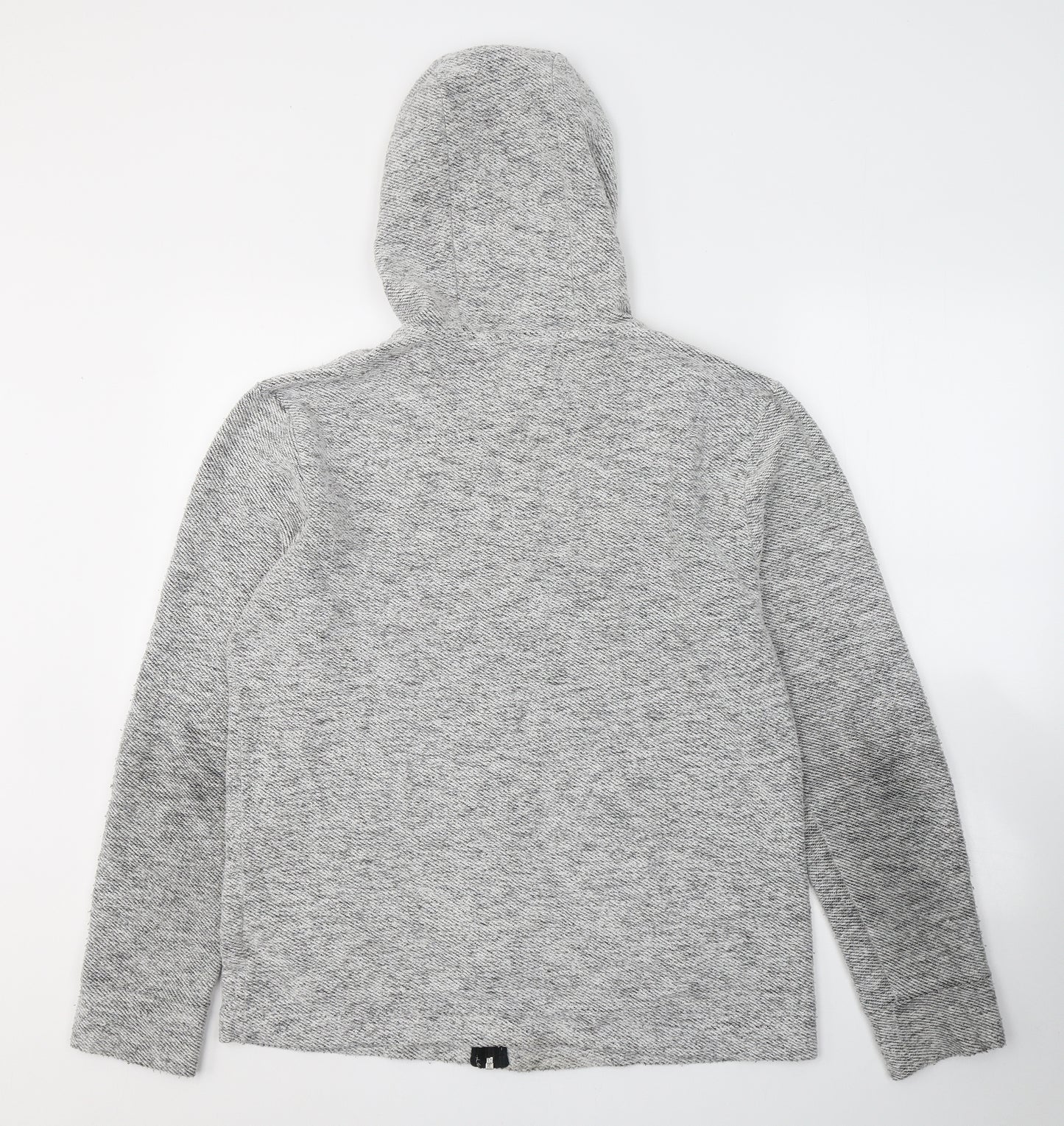NEXT Mens Grey  Polyester Full Zip Hoodie Size M