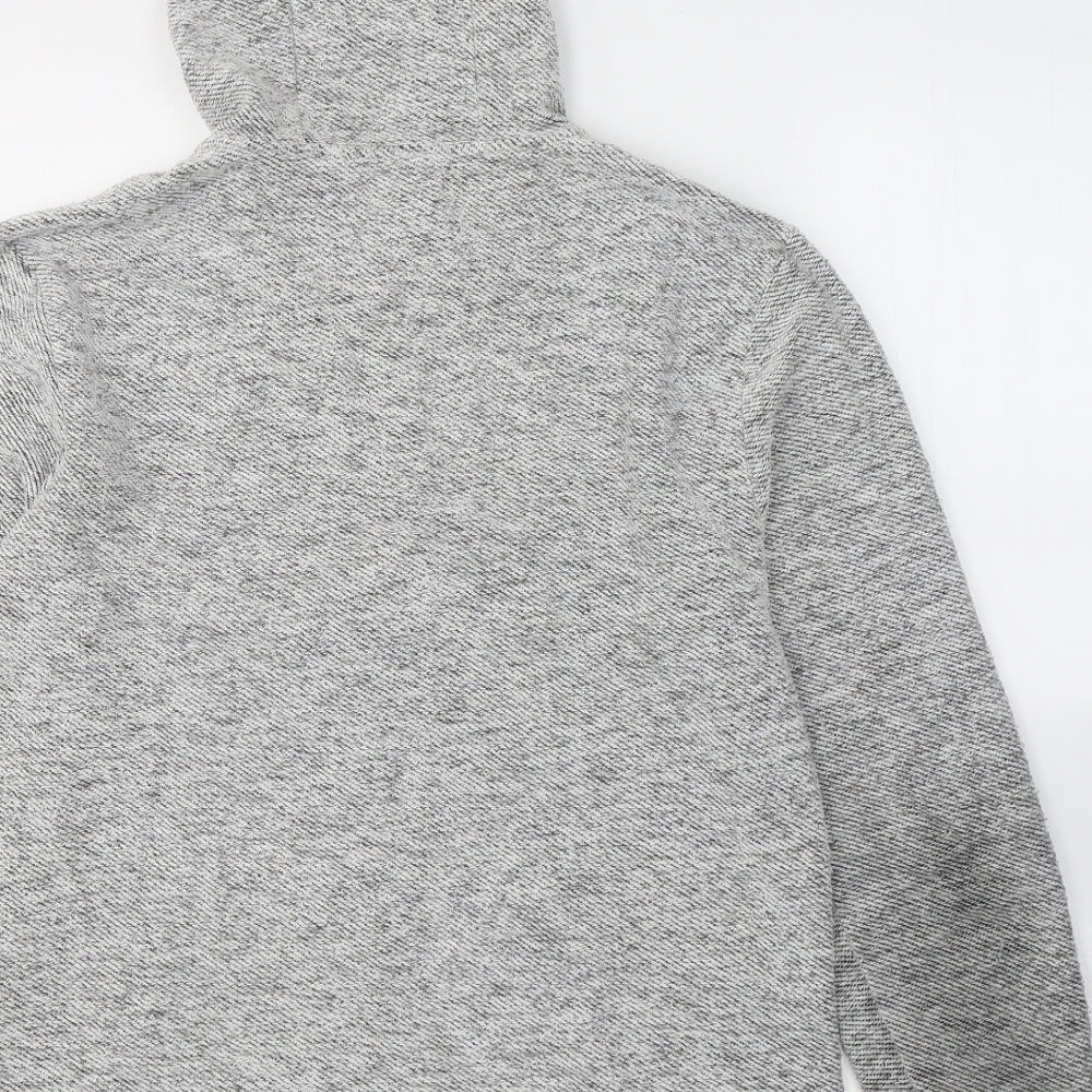 NEXT Mens Grey  Polyester Full Zip Hoodie Size M