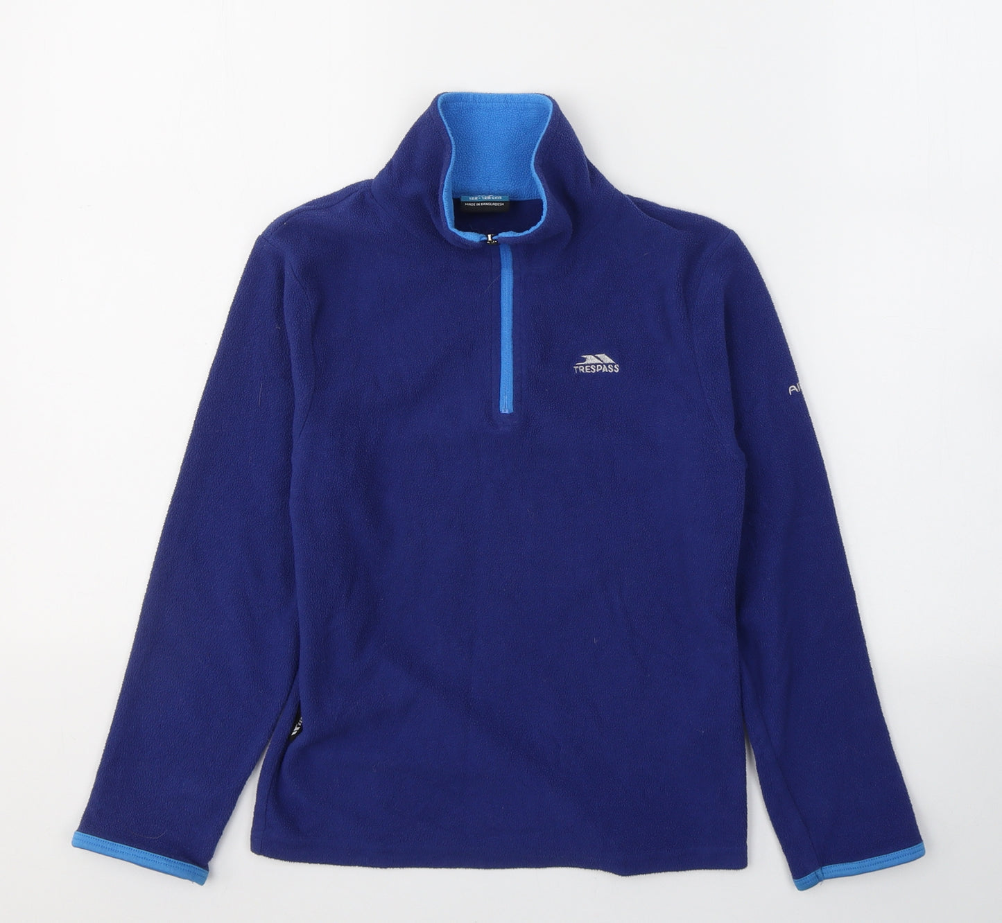 Trespass Boys Blue  Polyester Pullover Sweatshirt Size 7-8 Years  Pullover