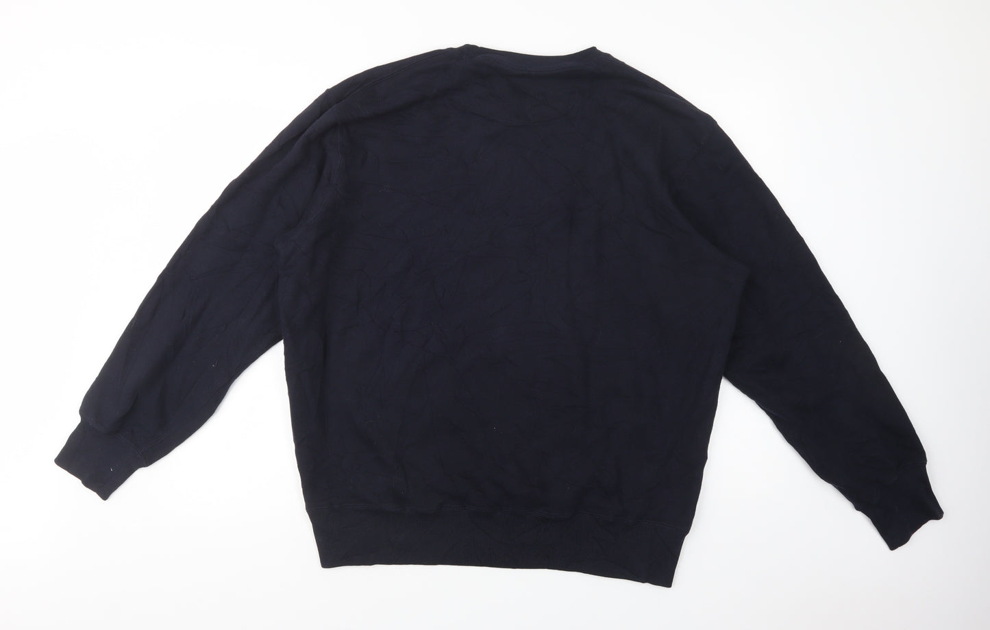 Uniqlo Mens Blue  Cotton Pullover Sweatshirt Size XL