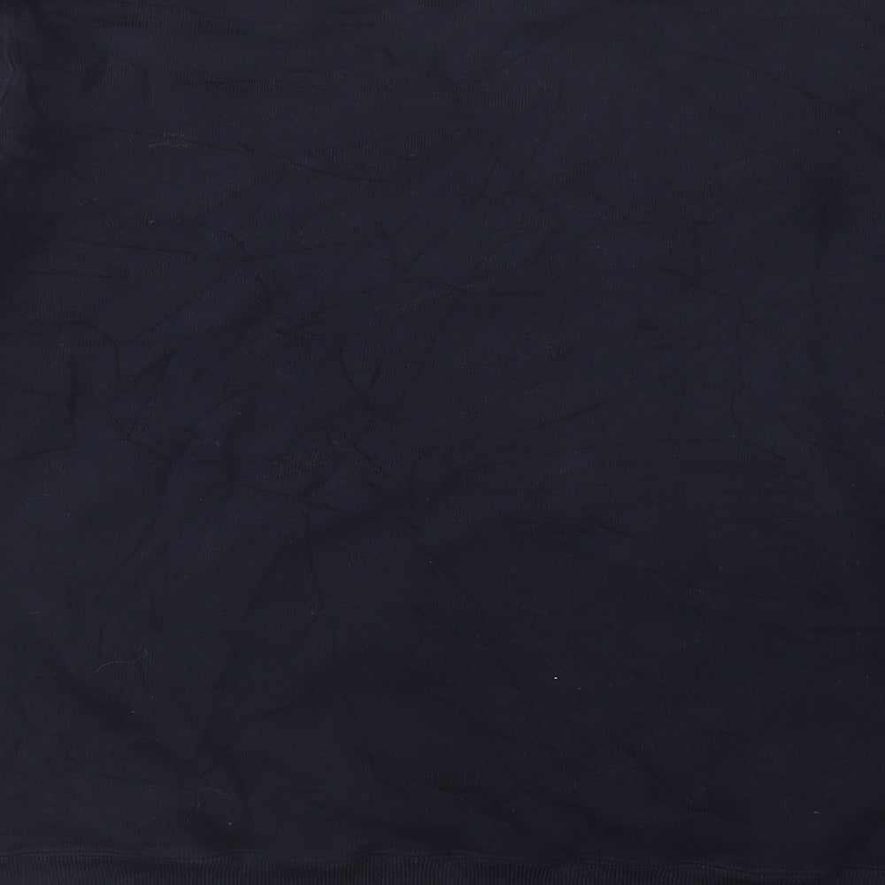 Uniqlo Mens Blue  Cotton Pullover Sweatshirt Size XL