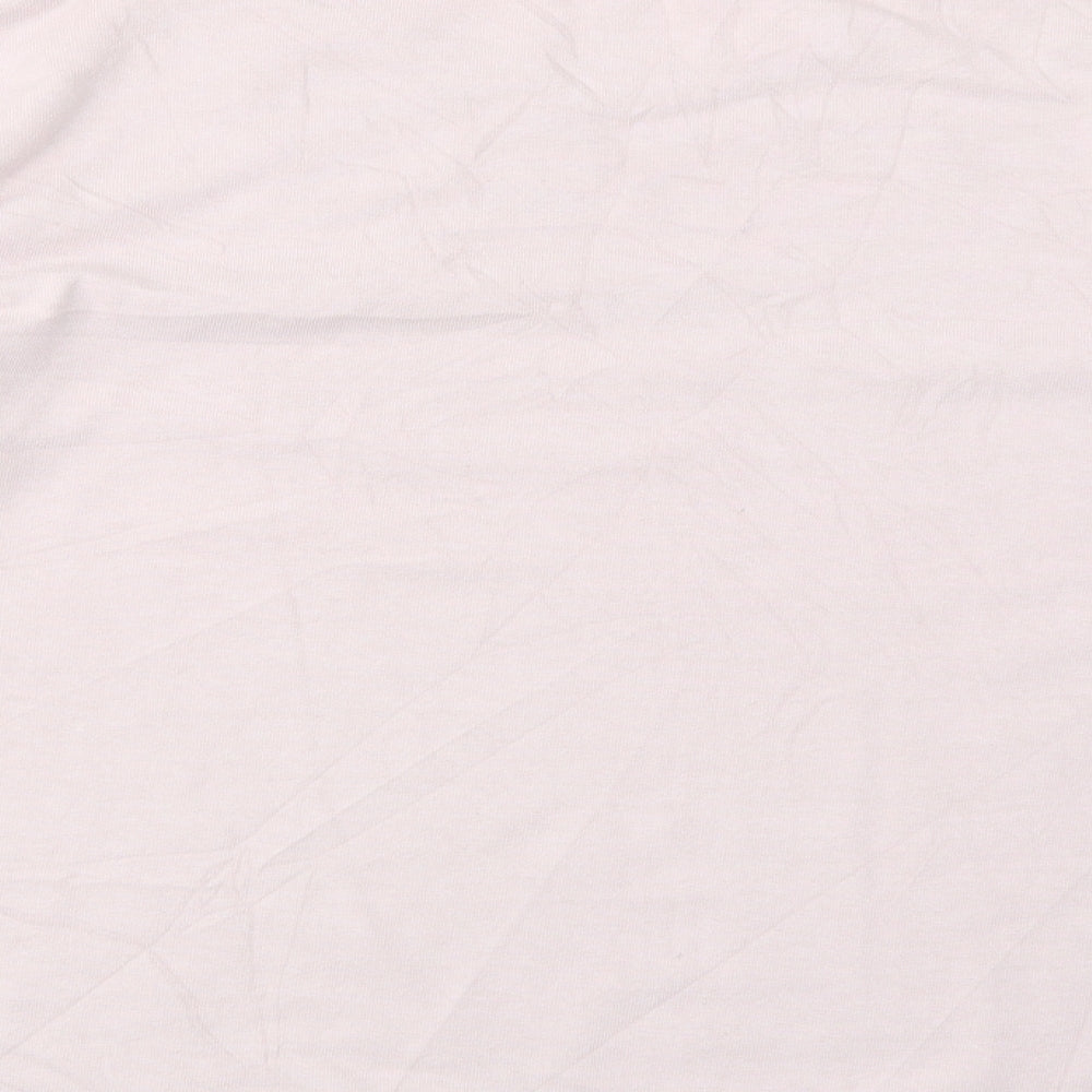 The North Face Womens Pink  Cotton Basic T-Shirt Size M Crew Neck
