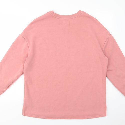 F&F Womens Pink  Polyester Pullover Sweatshirt Size 8  Pullover