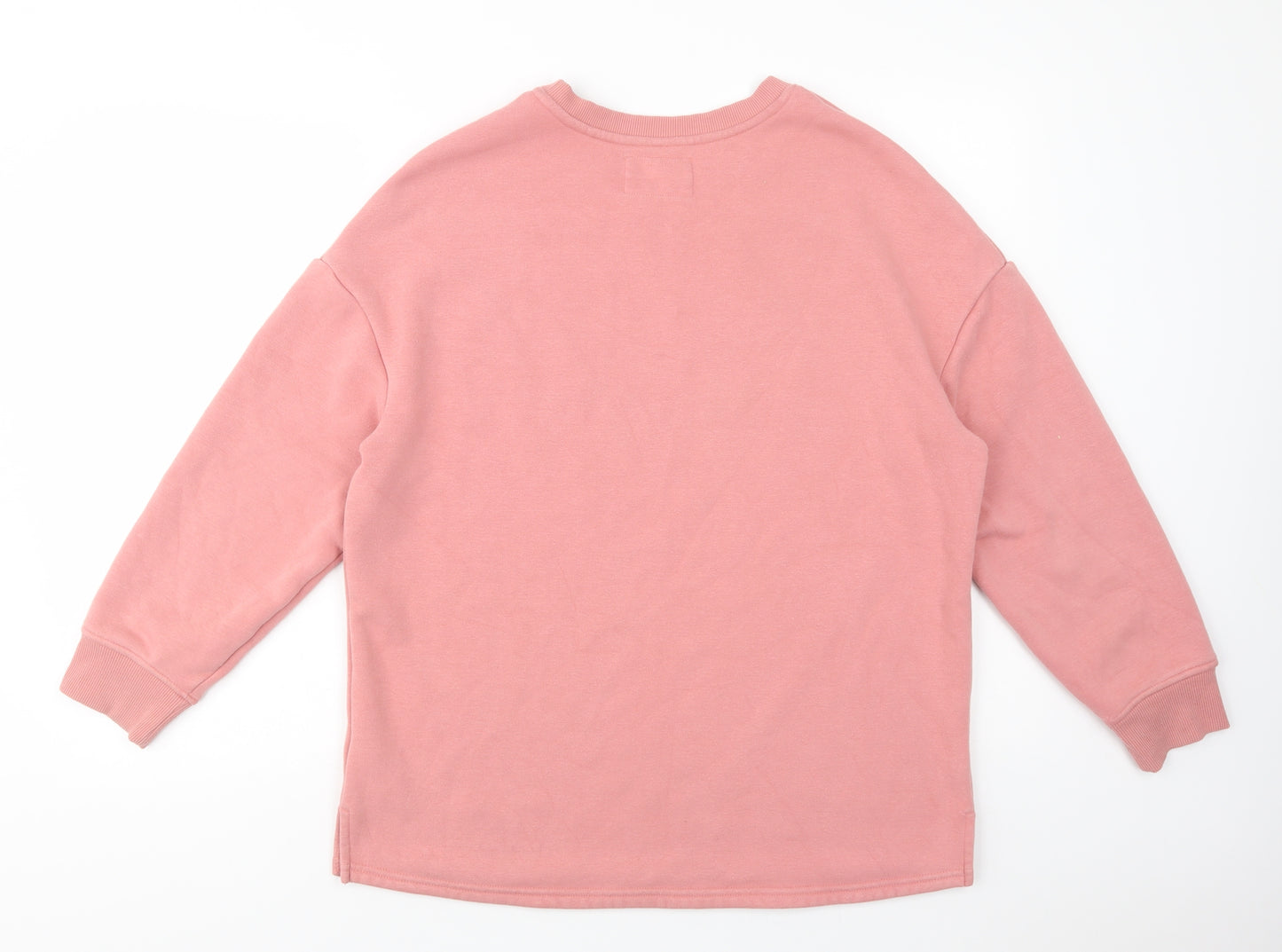 F&F Womens Pink  Polyester Pullover Sweatshirt Size 8  Pullover