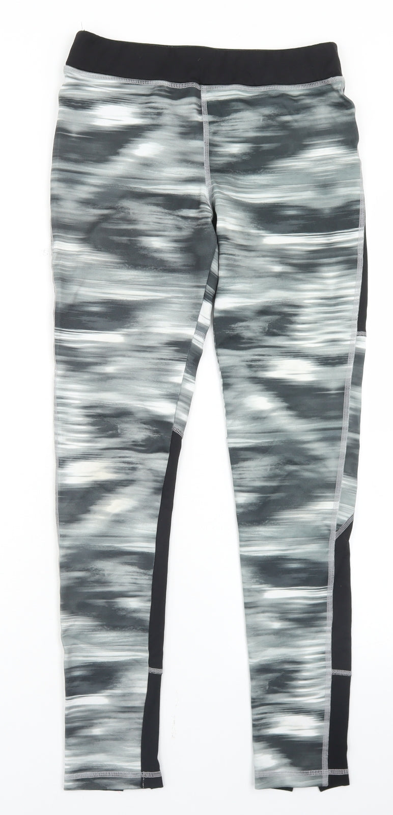 Matalan Girls Grey Striped Polyester Jogger Trousers Size 12-13 Years  Regular  - Activewear Leggings