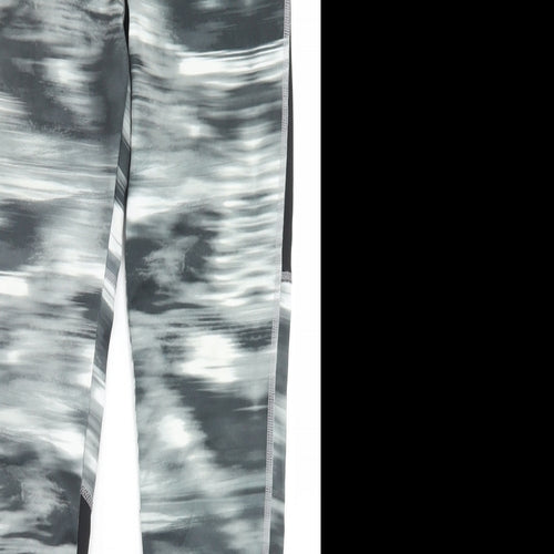 Matalan Girls Grey Striped Polyester Jogger Trousers Size 12-13 Years  Regular  - Activewear Leggings