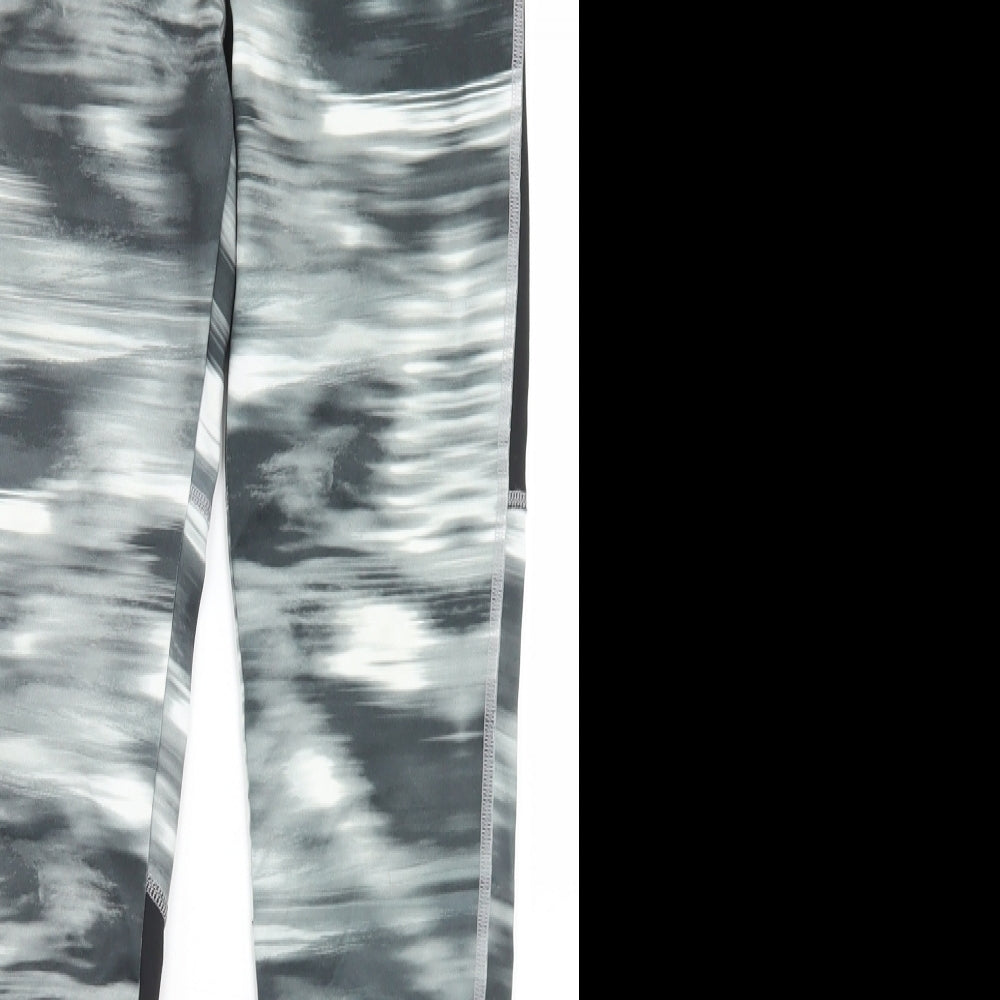 Matalan Girls Grey Striped Polyester Jogger Trousers Size 12-13 Years  Regular  - Activewear Leggings