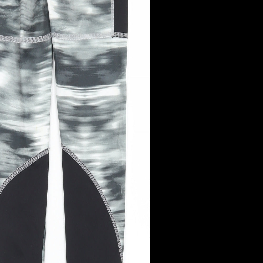 Matalan Girls Grey Striped Polyester Jogger Trousers Size 12-13 Years  Regular  - Activewear Leggings